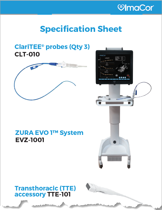 EVO for 1 Ultrasound | Hemodynamic - ImaCor ICU